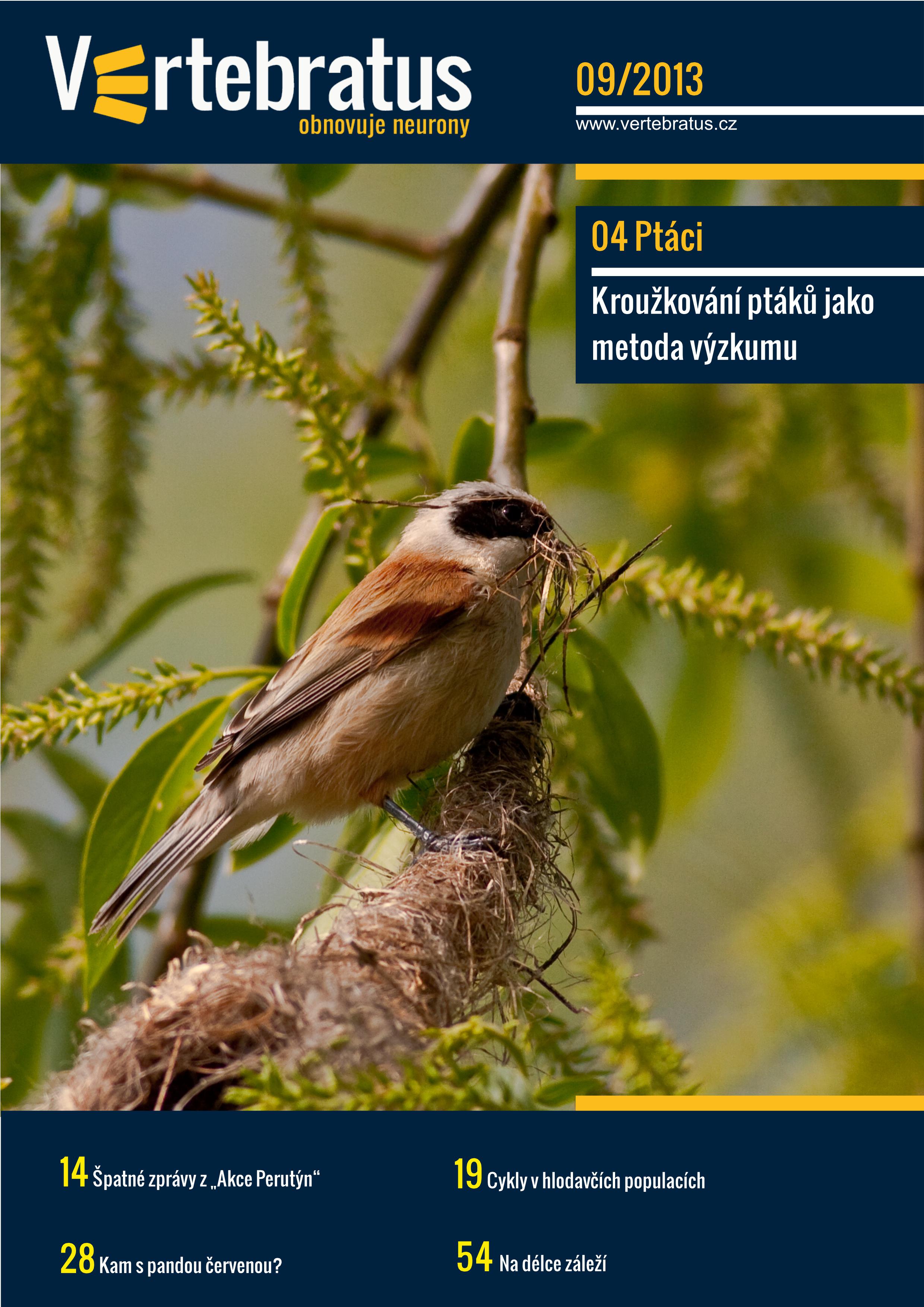 Obálka zářiového čísla časopisu Vertebratus